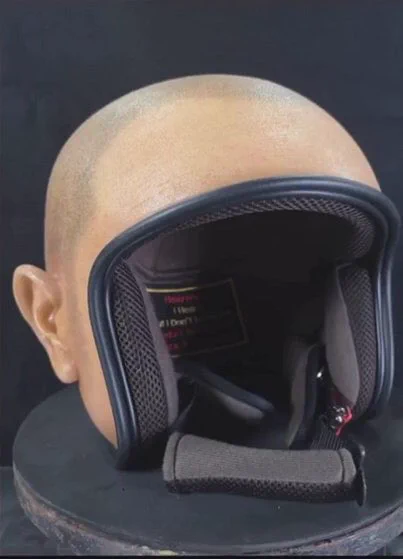 スキンヘッドになれるヘルメットが面白すぎるwww