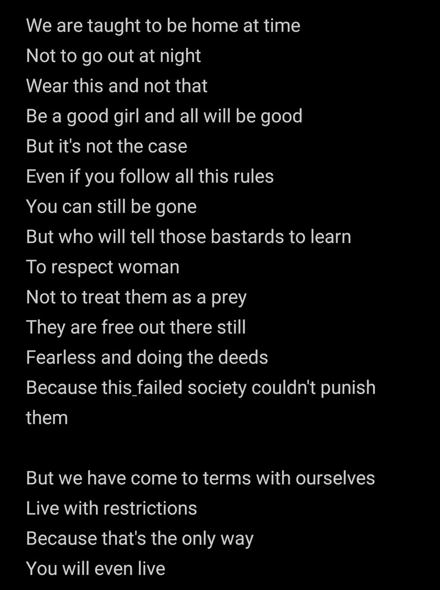 I had lost inspiration since a long time .
I found it today but it's sad that I did . 
Read it and you will know why