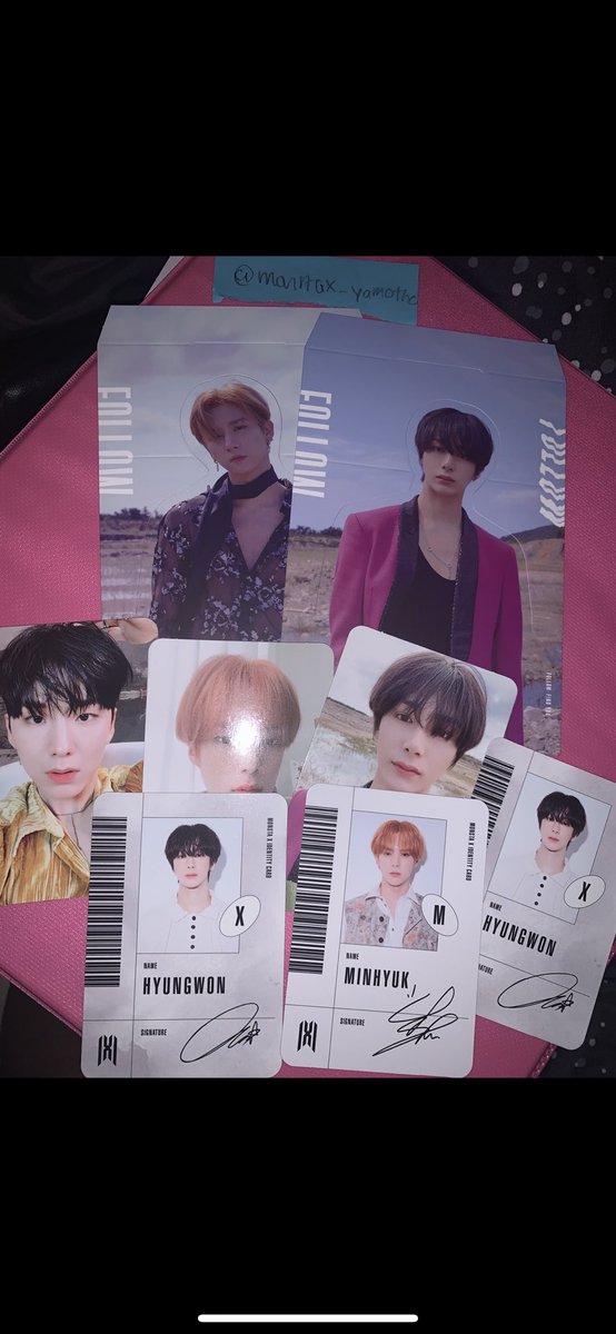 #WTT
Monsta X- Follow

Have- in the picture below
Want- Shownu equivalents

Loc: US
WW: sorry no 

Pls rt❤️ 
<a href="/photocard_kpop/">KPOP Photocard Trade</a> <a href="/kpoptradeEU/">Kpop Trading Europe🇪🇺</a> <a href="/monstaxtrade/">monsta x trades</a>
@MonbebeTrading <a href="/monbebeUStrade/">MONSTA X US TRADING</a> <a href="/pctradeusa/">trade / sell usa</a> <a href="/kpopthriftshop/">Kpop Buy, Sell, and Trade</a>