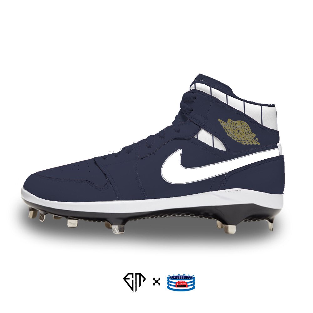 stadiumck's tweet image. RT for “Respect” Jordan Cleats. FAVORITE for “Gold Toe” Jordan Cleats. #StadiumCustomKicks