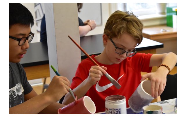 Making our own #environmentallyfriendly cups #Montessori in #Oakville Clanmore.ca