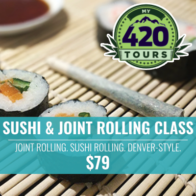 HANDS DOWN- the best date night in Denver. Roll joints, roll sushi, ROTLF with our amazing chef and guides. Every Thurs, Fri, and Sat night at 7PM.

Book now:  bit.ly/2FKQD1X