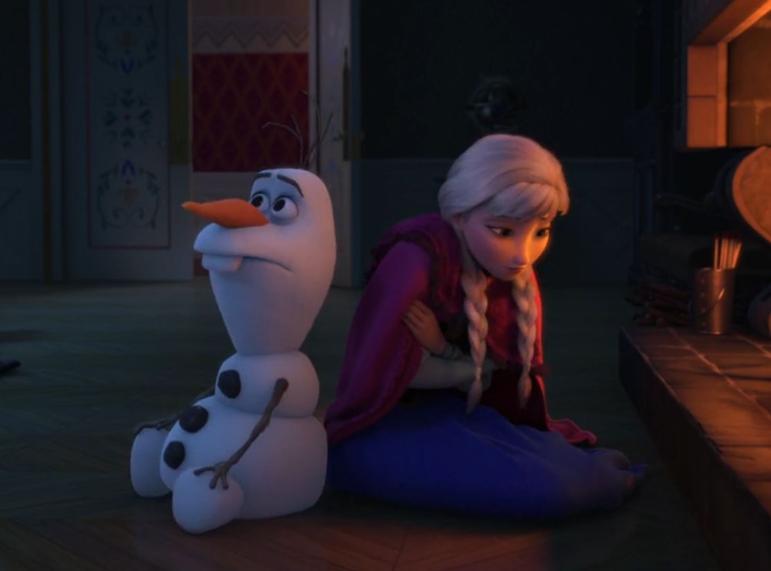 Olaf you are such cute stalwart little bean and I don't understand why you cannot be real and not fictional so's we can be best fwiends forever.  #Frozen  