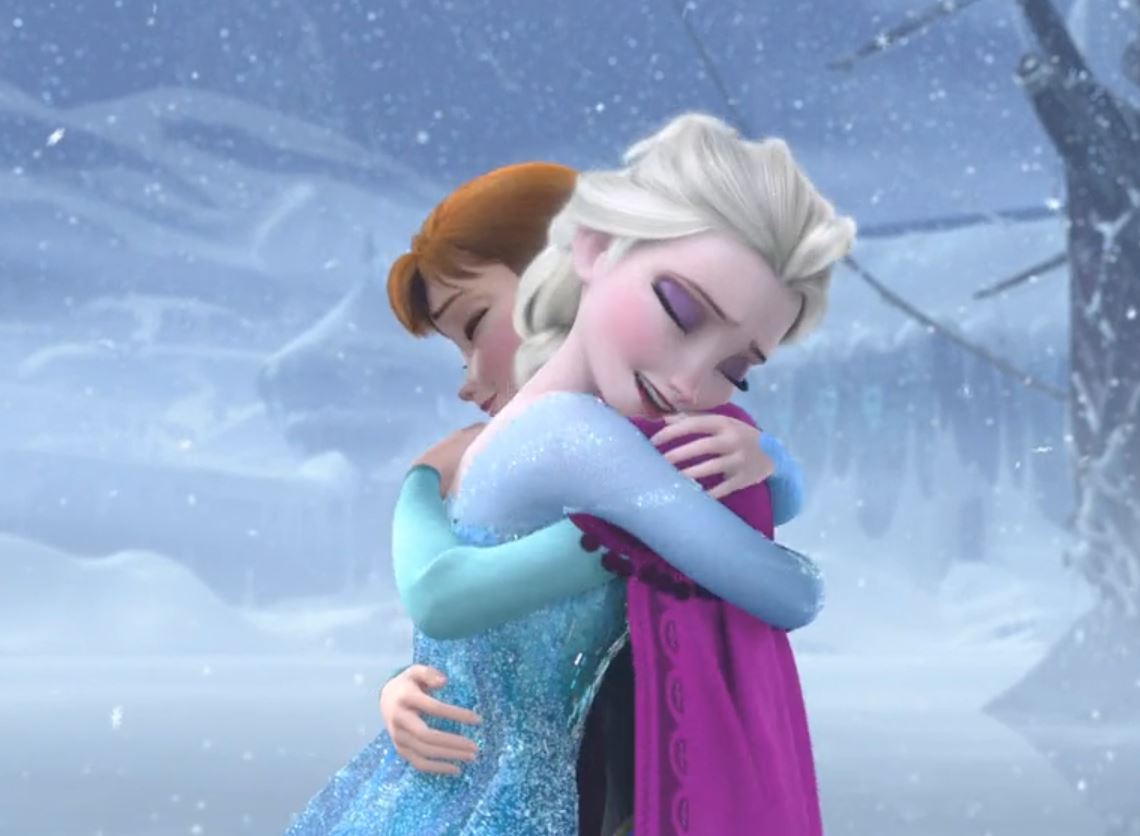 IT WAS ANNA'S OWN ACT OF TRUE LOVE THAT SAVED HER. I'M OKAY. I'M OKAY.  #Frozen  