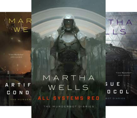 What books did you read and love this past year? I'm having a quiet night, so here's a thread of books that got into my head. Please share yours!I got totally obsessed with  @marthawells1' Murderbot Diaries. A grumpy robot grapples with the human condition and does murders.