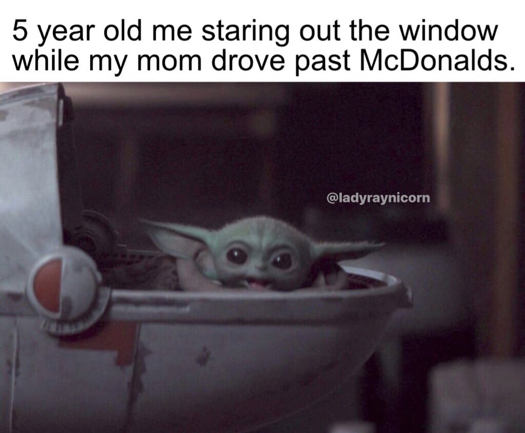 That S So Rayray My Childhood As Baby Yoda Memes Themandolorian Babyyoda Babyyodameme