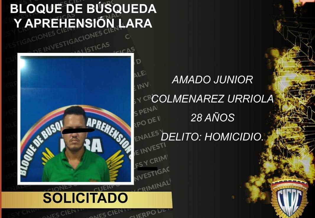 CICPC409's tweet photo. Él grupo de trabajo numero 3,Bloque de Búsqueda y Aprehensión Lara, Logró la CAPTURA de un sujeto, SOLICITADO, por el delito de HOMICIDIO. https://t.co/nLSNyfQBx0