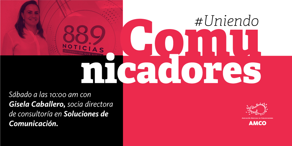 Sábado a las 10:00 por el 88.9 de Acir Radio, no te pierdas a 
la Academia de la Comunicación conducida por Enrique Bustamante. Nos acompañará Gisela Caballero, socia directora de consultoría en Soluciones de Comunicación.