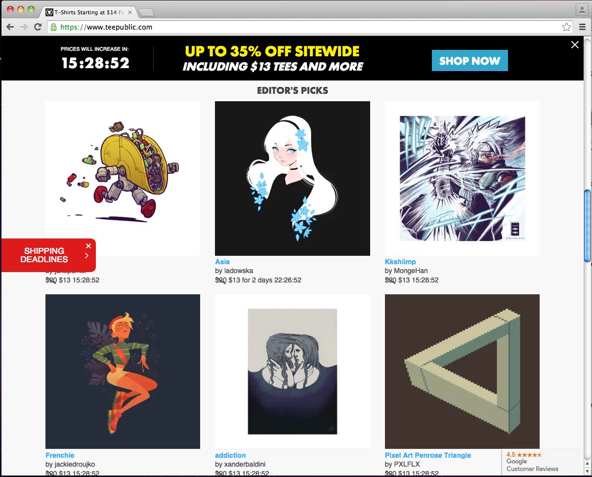 My pixel art Penrose triangle is featured on the front page <a href="/TeePublic/">TeePublic</a> teepublic.com in the editor’s picks! Check it out and get yourself something nice while the Black Friday sale is on! #penrosetriangle #pixelart #teepublic #BlackFriday #isometric #pixel #art #pxlflx