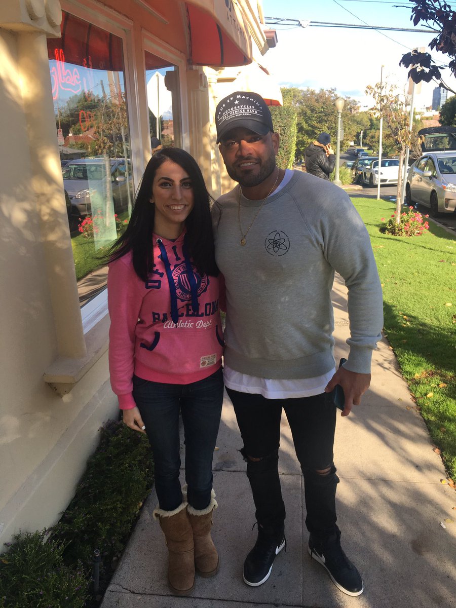 Ran into Mike Shouhed from Shahs of Sunset in Westwood, Tehrangeles <a href="/mikeshouhed/">Mike Shouhed</a>