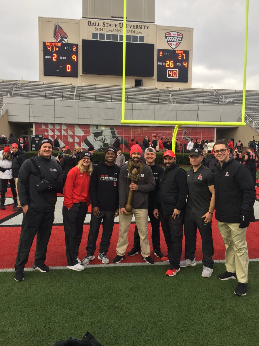 BallStateEquip's tweet image. Thank you Student Managers for all the help I couldn’t do it with out you guys. Jack and Casey glad we can send you out with a WIN!!