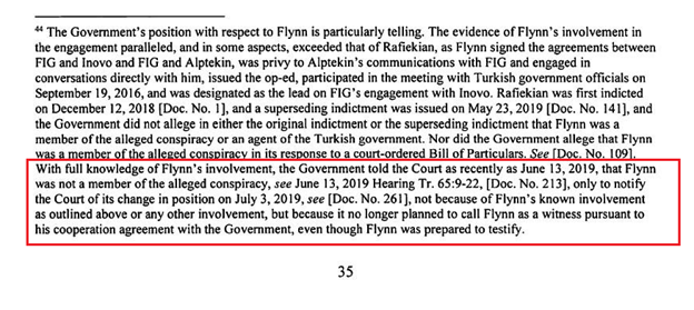 Flynn Intel Group (FARA) case – overseen by Van Grack.DOJ tells Judge that “Flynn was not a member of the alleged conspiracy”DOJ then tries to label Flynn a co-conspirator. This was rejected by the Judge.corrected HT:  @TheLastRefuge2