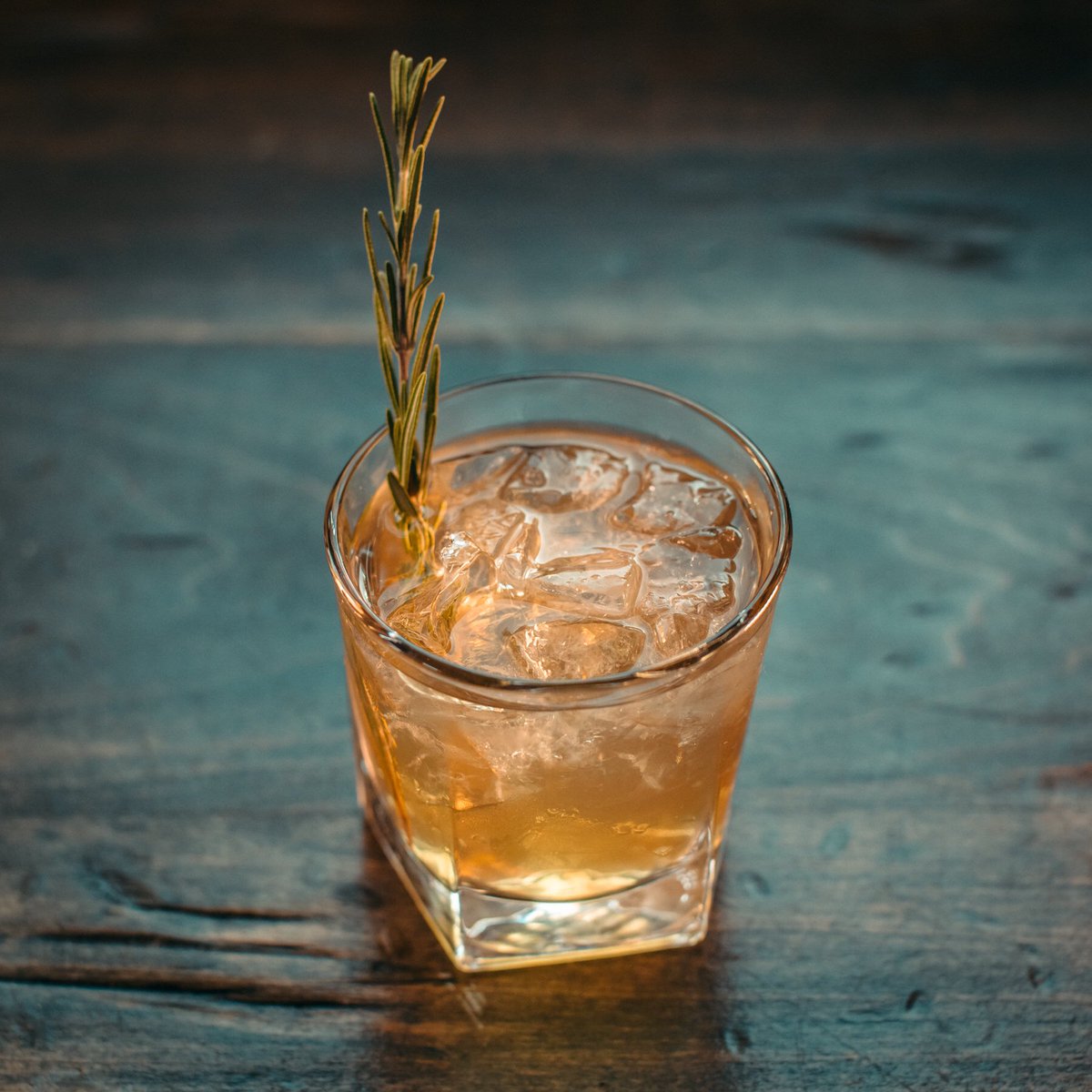 A new cocktail that’ll put you in a festive mood — The Holy Cross: Rye, Salers, St. Elder, Cardamom bitters, with a rosemary sprig 🌿