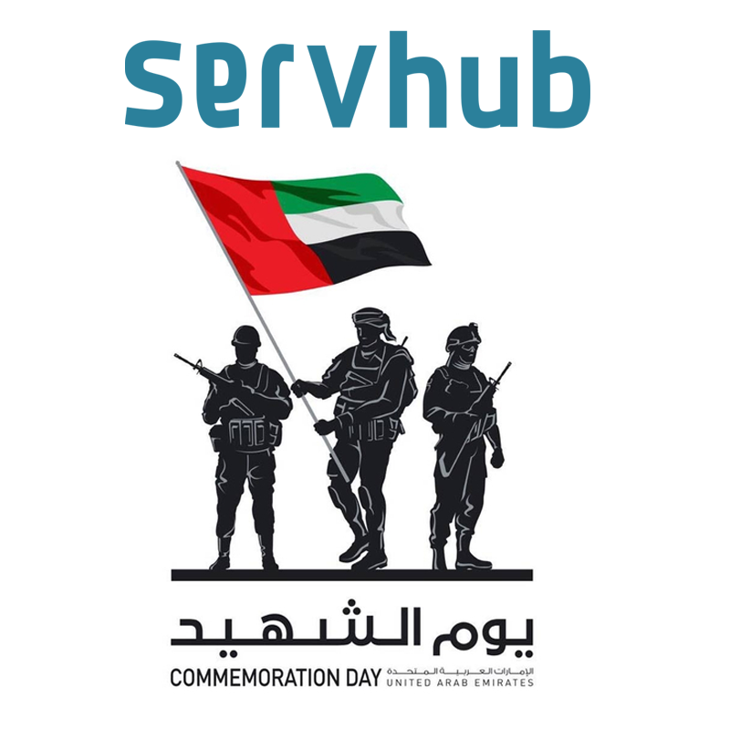 servhub's tweet photo. On Commemoration Day, we salute the heroes who sacrificed their lives defending the UAE. #commemorationday #Servhub https://t.co/UD44Tr8SuV