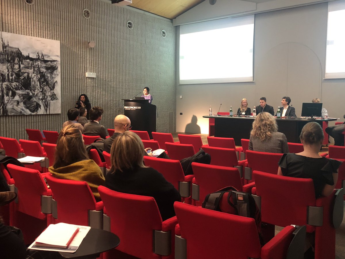 TagliabueIrene's tweet photo. Terzo e ultimo giorno di #GTL2019. Al via gli interventi del workshop 8 intitolato “#rapresentation, #partecipation and #collective #bargaining” https://t.co/gTLokJji19