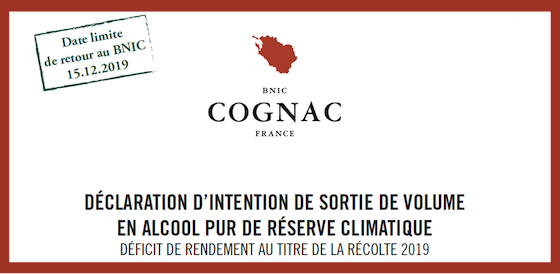 INTENTION DE SORTIE DE RÉSERVE CLIMATIQUE : AVANT LE 15 DÉCEMBRE 2019
Il faut déposer à l'interprofession l'intention de sortie de réserve climatique (RC) avant le 15 décembre 2019
bit.ly/2Y1hpMl
#LePaysanVigneron