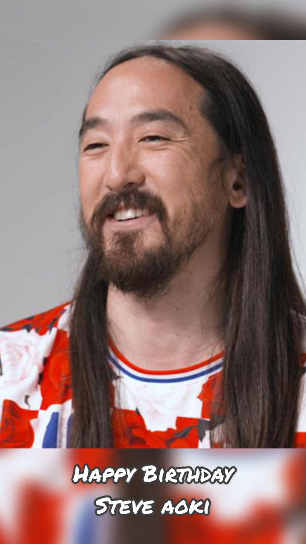 Happy Birthday Steve Aoki 
.        