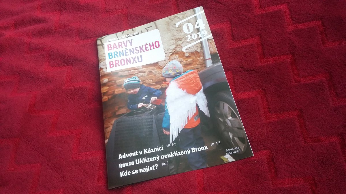 Sykysan's tweet photo. Na tomhle jsem se poslední dva měsíce podílel s partou dalších božích lidí a ode dneška to můžou obyvatelé brněnského Bronxu najít ve schránkách. #brnobronx #barvybrnenskehobronxu #krno #brno #cejl #bratislavska https://t.co/dwoJVF2Xpc