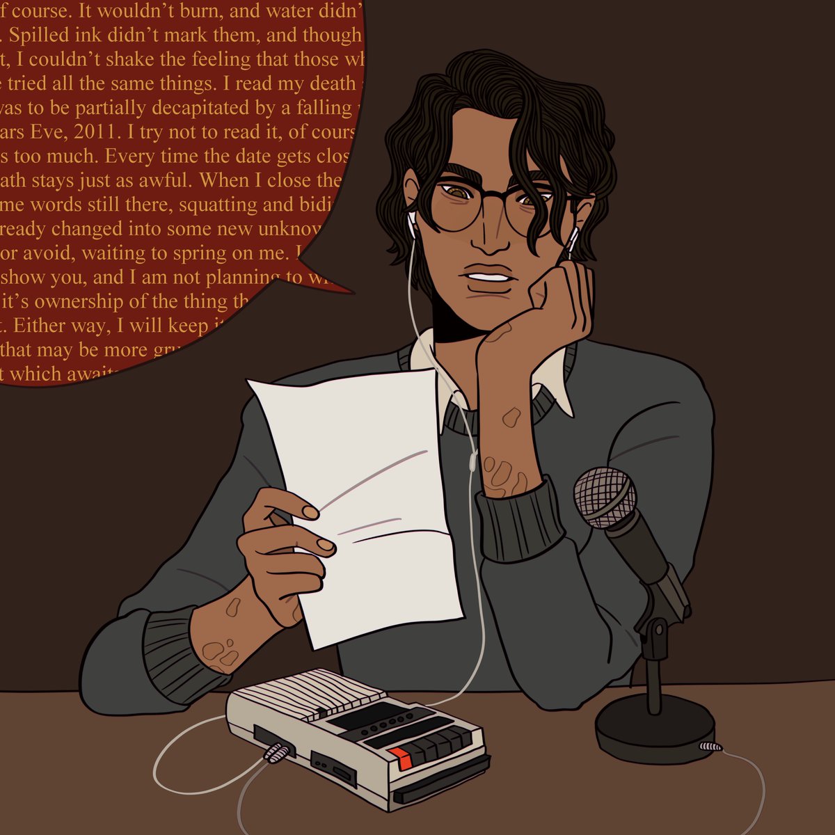 ok so no spoilers cus im only on episode #76 but ive been listening to the magnus archives, so heres a johnny boy #TheMagnusArchivesFanart ✨ kofi link if you’re feeling generous ✨ >> ko-fi.com/rabdoidal