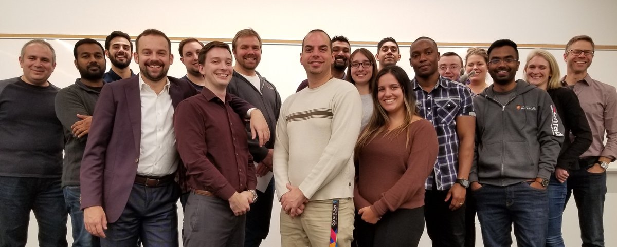 KcwWayne's tweet photo. Happy Holidays! Last class tonite! Conrad School of Entrepreneurship and Business MBET PT program F19 Class groups' Artificial Intelligence Workshops Designs 
@conraduwaterloo 
@WaterlooENG 
#MBET #ArtificialIntelligence #Entrepreneurship #BlackFridayClass https://t.co/fbd1ay7kKO