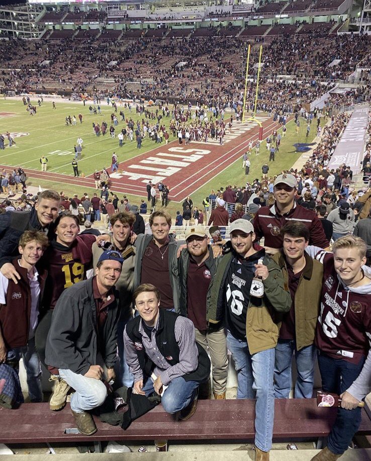 Couldn’t imagine a better way to end football season in Section 15 than being Egg Bowl Champions!! #hailstate #backtoback