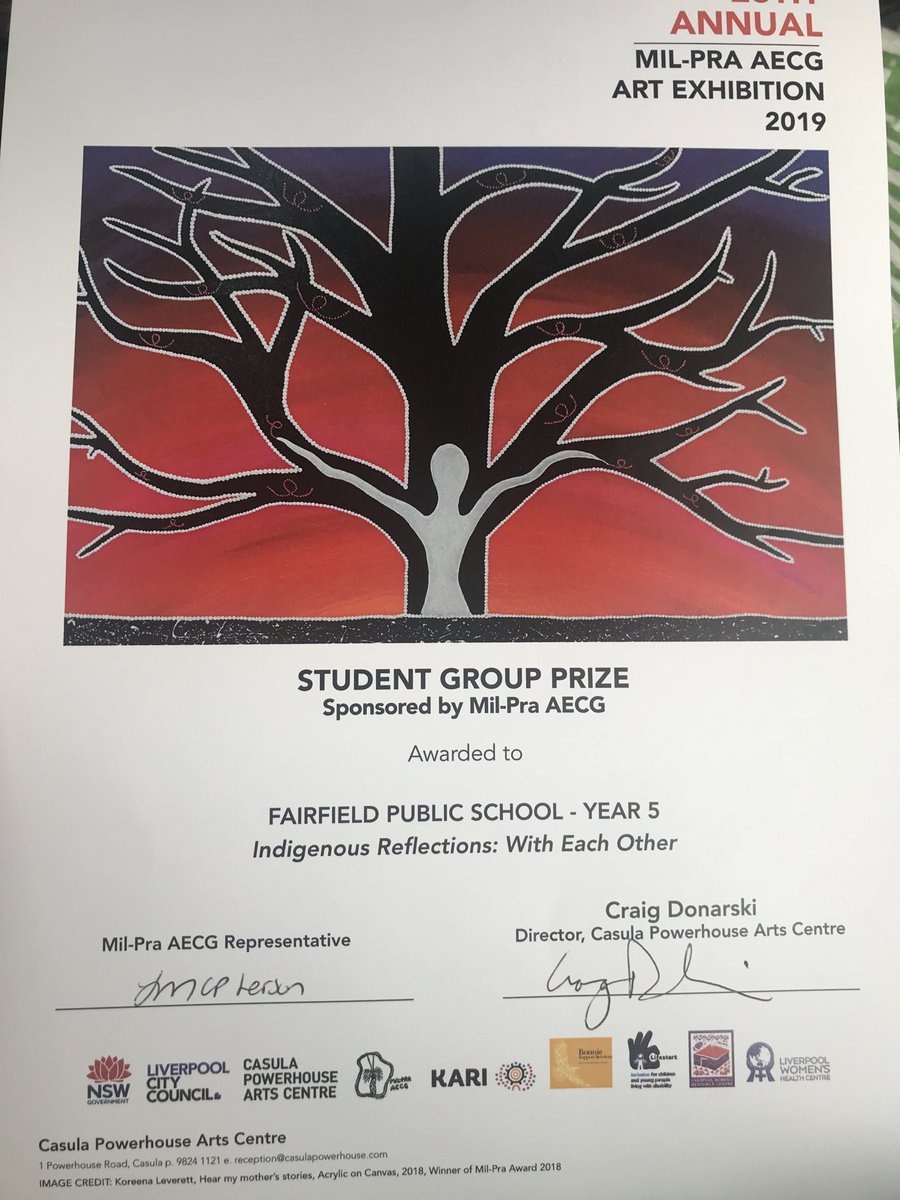 Congratulations to <a href="/fps1895/">Fairfield PS</a> 5I and Mrs Itil for winning Studebt Group Prize at MilPra. Well done. Amazing effort check out video on FPS YouTube  channel.