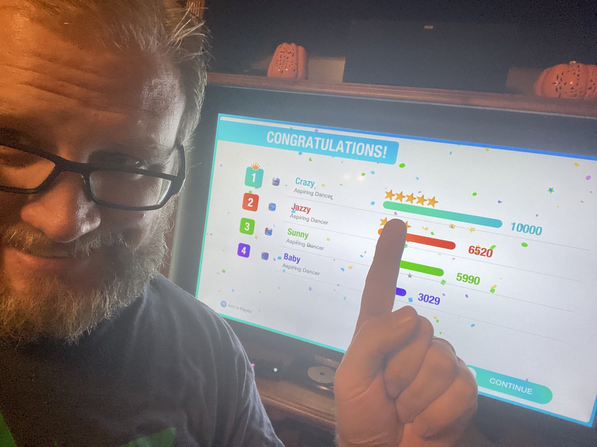 ProfClayton's tweet photo. Yup, I rule at #Skibidi on #JustDance2020! #10000points #5stars https://t.co/ZSk5an4SmV