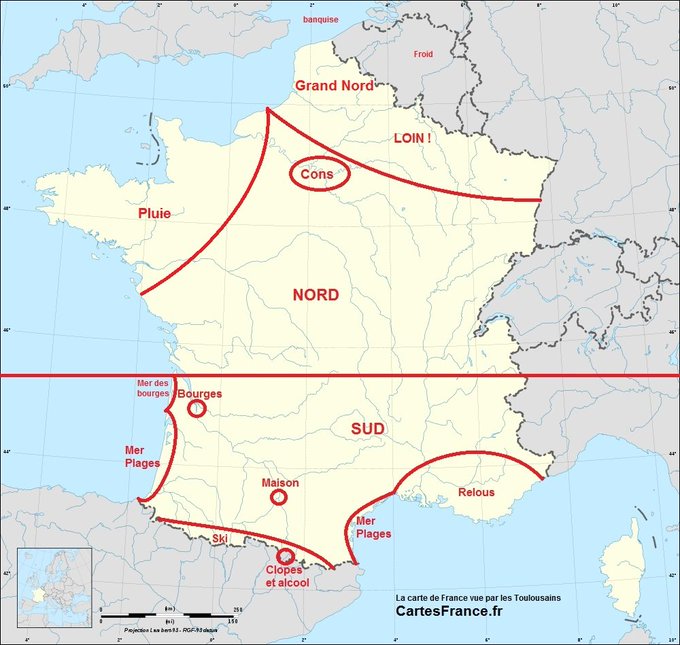Cartographie Numerique Delimiter Le Nord Et Le Sud En France Une Affaire De Representations