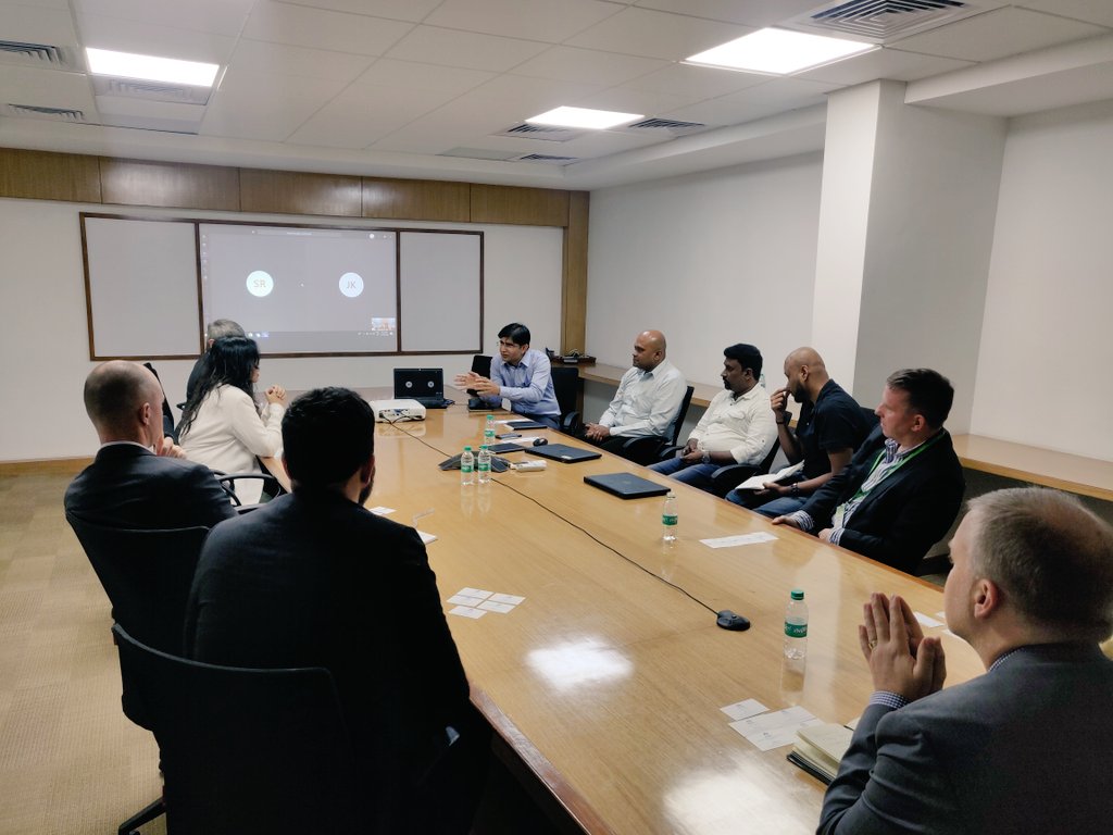 Canadian Companies in discussions with team <a href="/tataelxsi/">Tata Elxsi</a> exploring opportunities for collaboration in automotive space.
<a href="/H2InMotion/">Grace Quan</a> <a href="/ThermalfrostInc/">Thermalfrost</a> <a href="/velometro/">Veemo</a> <a href="/rideveemo/">Veemo</a> <a href="/TCS_Mark/">Mark Schroeter 🍁</a> <a href="/TradeTeamIndia/">TCS in India</a> @Sgmtcs