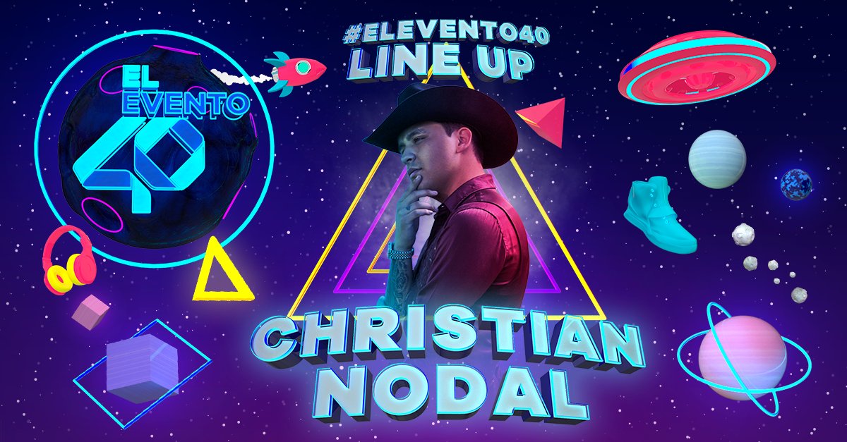 los40mx's tweet photo. #NoTeContaronMal @_christiannodal estará en #ElEvento40! Faltan solo 5 días 🌌🎶🚀 4 de diciembre en el #ForoSol!  + info: https://t.co/6O7gsGaOFk https://t.co/P2SkF9yu8g