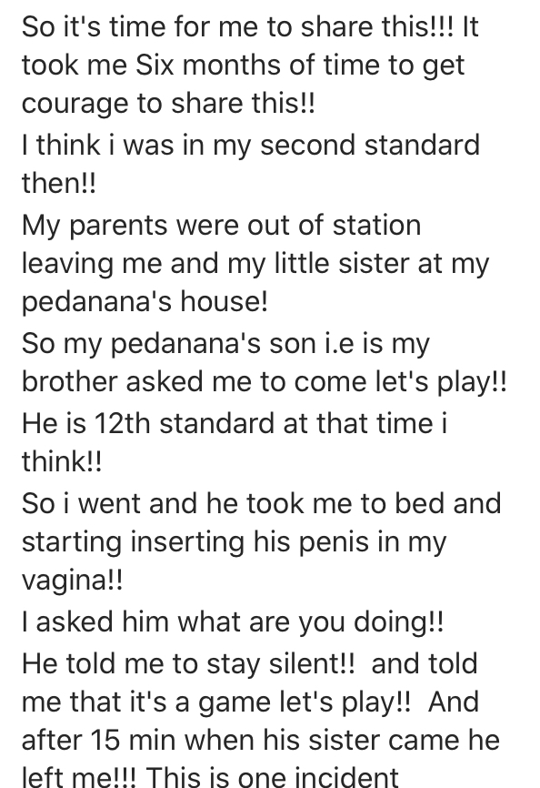 Chinmayi Sripaada on X: This is your reminder that families actively  protect molesters in India These molesters never get reported, live a  respectable life and die a glorious death. This is a