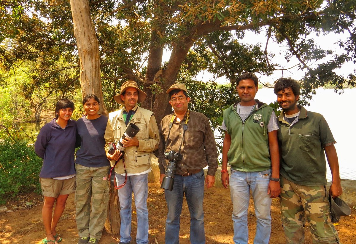 The Chief Minister of Maharashtra during his visit to Tadoba in 2015!