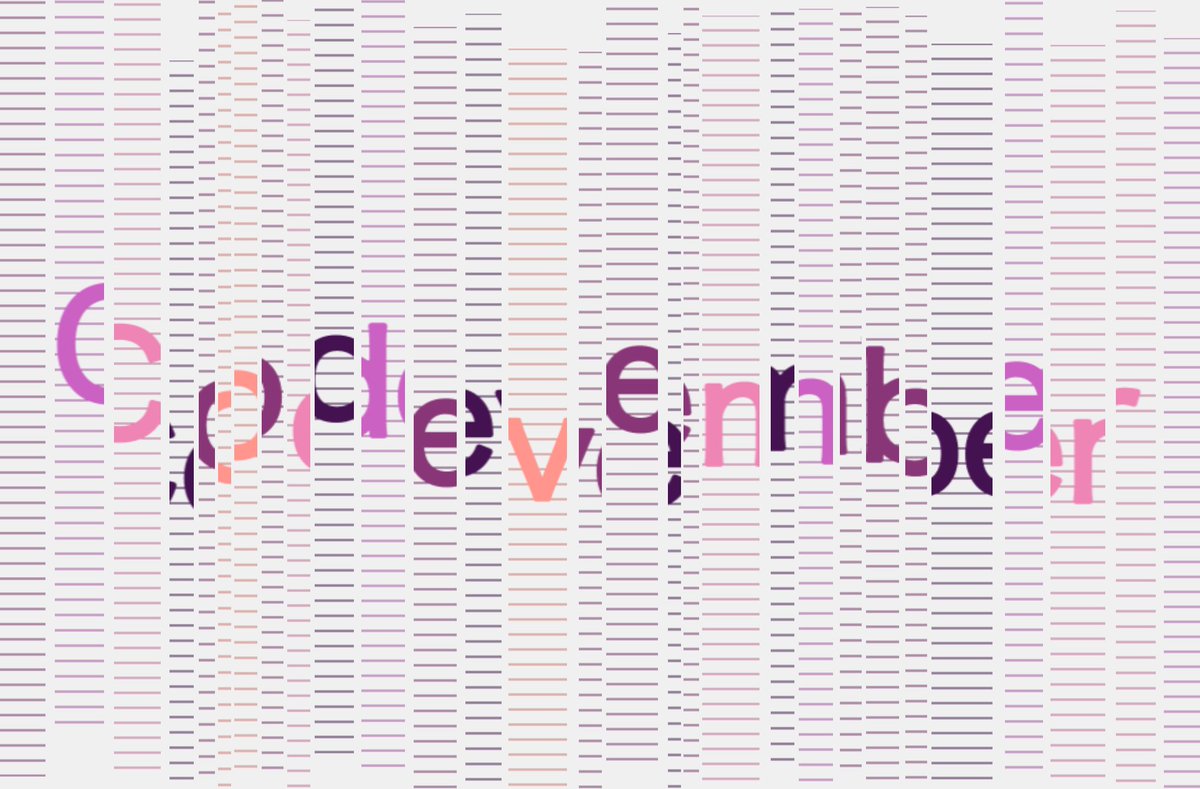 reona396's tweet image. p5.js新作投稿!
#codevember のテーマ30は "Divided" !
分割してバラバラにしました✂️
#Processing #p5js #creativecoding #generative #OpenProcessing #NEORT
codevember_30_Divided
OpenProcessing :
openprocessing.org/sketch/803025
NEORT :
neort.io/art/bngvlm43p9…
