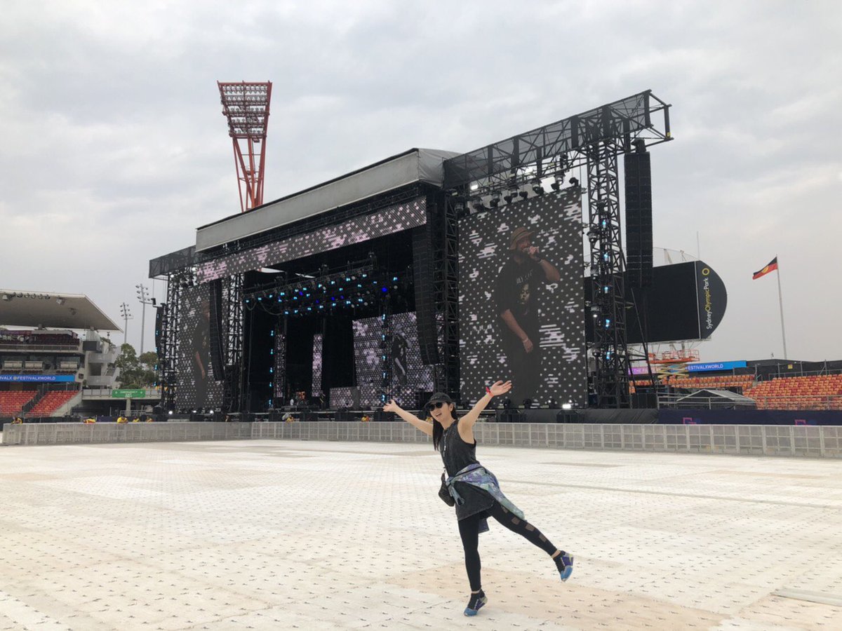 nekonolucy's tweet image. オーストラリアのフェスに来ました🇦🇺
#FestivalX #paulkalkbrenner