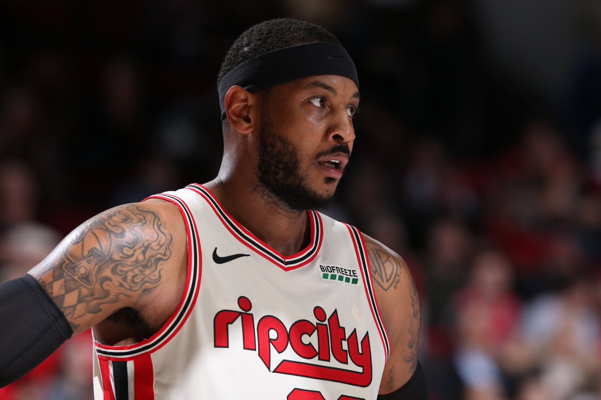 Melo’s last three games: 

22.3 PPG 
57.4% FG
7.7 RPG
3-0 (+56 w/ Melo on the court)

They said Melo couldn’t help a team 😴