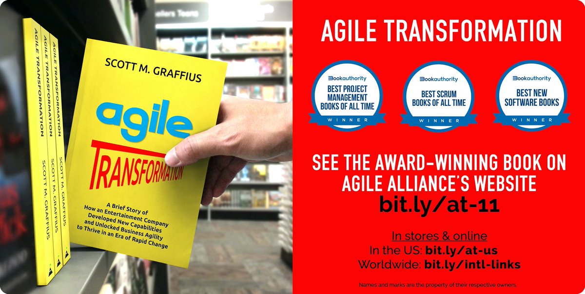 AgileTransform's tweet photo. See AGILE TRANSFORMATION on @AgileAlliance’s website 👉 https://t.co/9aJfwNVgRb 

#agile #transformation #agiletransformation #agiletransformationbook #agilepm #projectmanagement #agilecoach #theprojecteconomy #IT #tech #software #product #startup #book #agilebook #pmbook #pmot . https://t.co/feyzPZYNu6