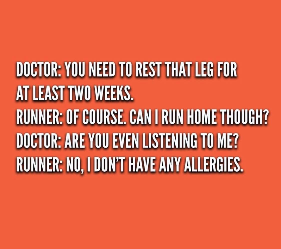 RunLifeZA's tweet photo. Runners be like...
#runners #runningtruths #RunLife https://t.co/cNqCgwc59E