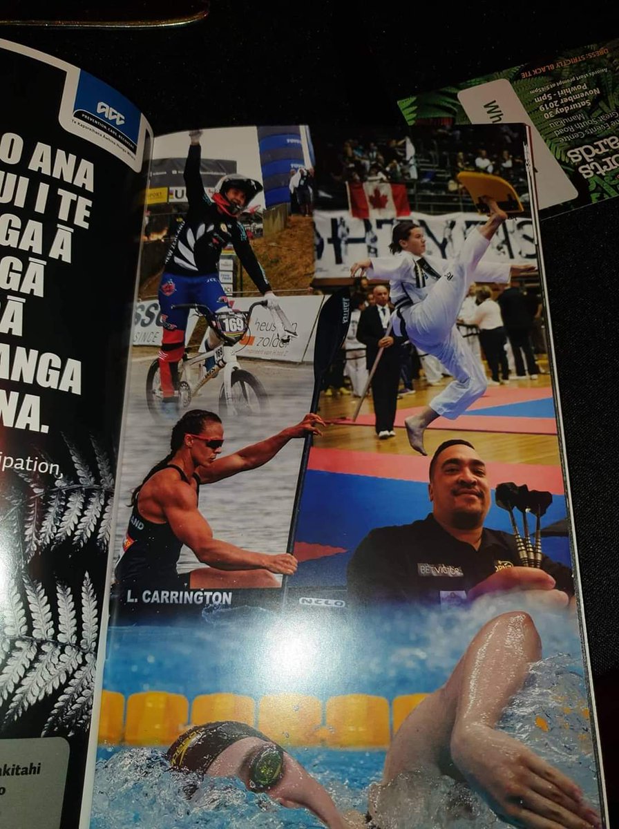 HaupaiPuha's tweet photo. Look who made it into the
New Zealand Maori Sports Awards book tonight in Auckland🤙
Honored and a Privilege
And above me is our niece Janae Whakarau who won two gold medals at the Taekwon-Do World Champs in Germany this year🥇
#hopesnz #dartzus
#mahihard #dartsisasport https://t.co/OZytO88zQM