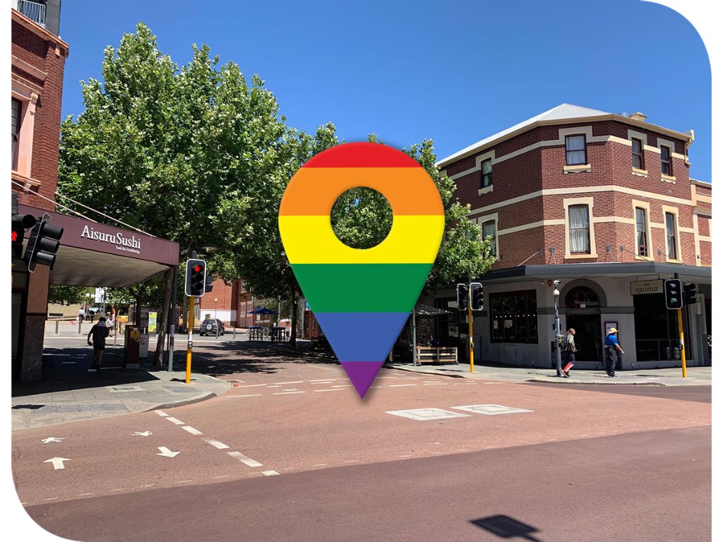 Bankwest's tweet photo. It's Pride Parade Day! Come find us here to get your photo on our float from 6.30pm. πΈπ #LessDivide https://t.co/mq0w1txowi