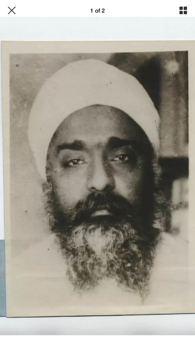 The Maharaja of Nabha, Ripudaman Singh shortly after he was exiled and deposed by the British for his anti-British activities (1929). Nabha and Patiala were neighbouring states each ruled by a Maharaja but under the close Governorship of the British....
