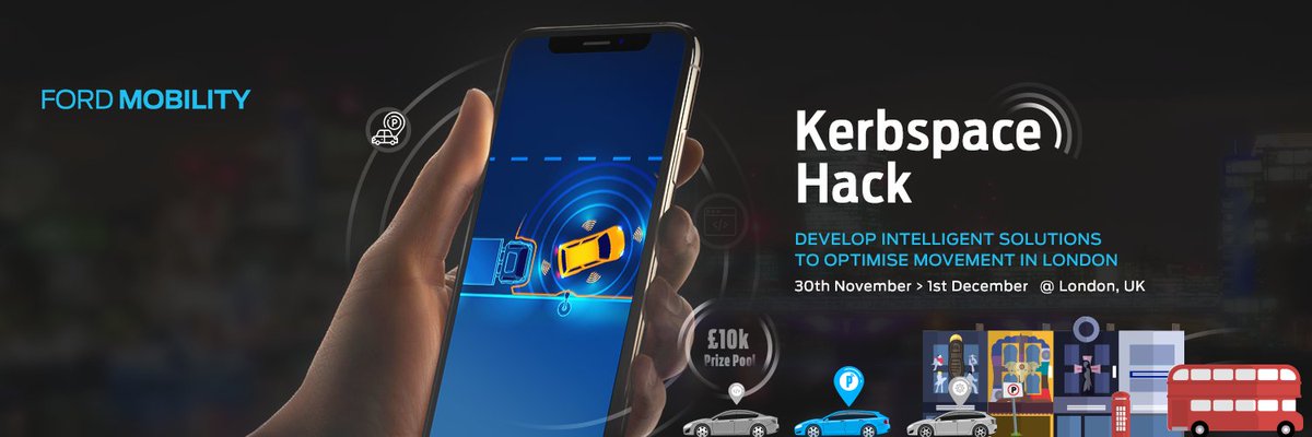 BeMyAppEMEA's tweet image. Today is the day! The #KerbspaceHack hosted by #FordMobility opens its doors today at 9:30 am at the @wallacespace! Join us for early breakfast and get ready to #Hack all weekend! Who will be the winner? Stay posted.😎