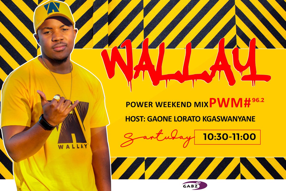 JusWallay's tweet image. Good morning! Kindly join me on @Gabz_FM today at 10:30am as we open Festive with good music🙊  #PowerWeekendMix