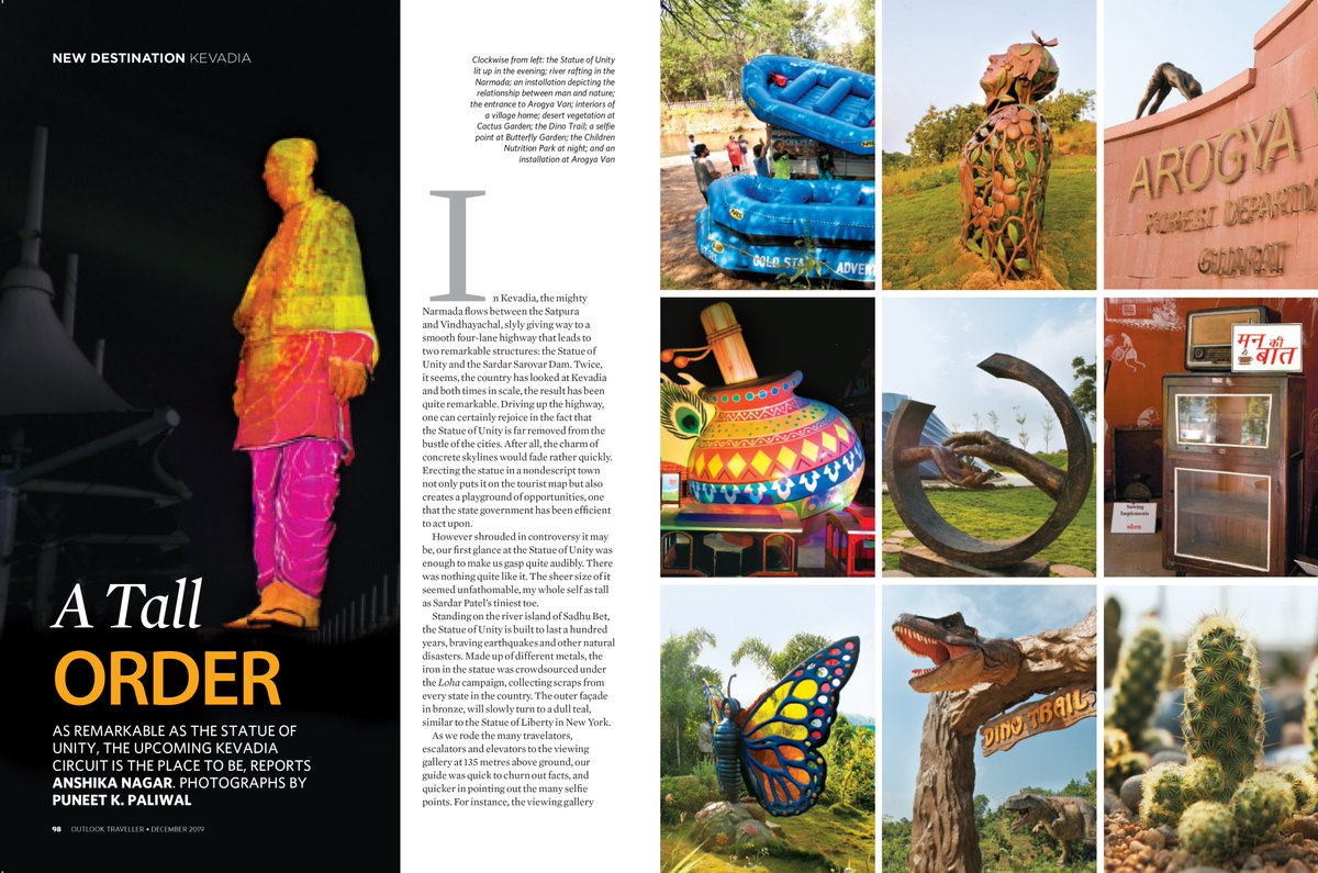 souindia's tweet photo. One of the leading travel magazines, @oltraveller has covered #StatueofUnity in its latest December Edition.
@PMOIndia @CMOGuj @drrajivguptaias @GujaratTourism @incredibleindia @CNTraveler @TNLIndia @NGTIndia @CNTIndia @lonelyplanet @DiscoverMag @GoNowMagazine @TodayTraveller https://t.co/XbI3iDyTQB
