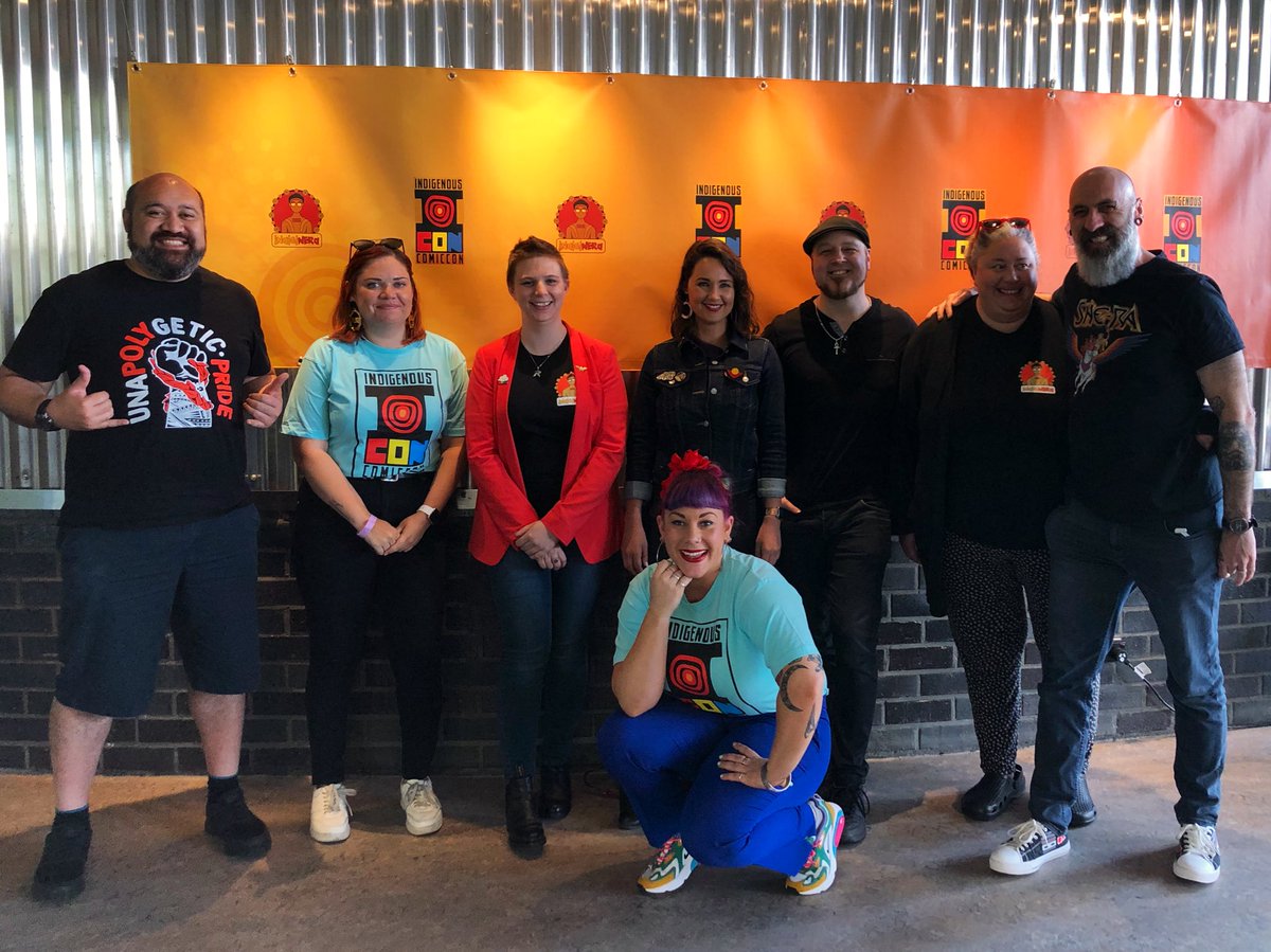 TomTaylorMade's tweet photo. Dropped by @IndigiconA today! Melbourne, make sure you get down to the wonderful #Indigicon at the Darebin Arts Centre tomorrow! https://t.co/Jwf5tptsQQ