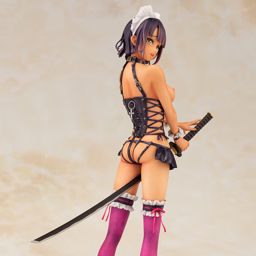 F-ism Shoujo Katana Maid from the side without her Maid dress!!! 