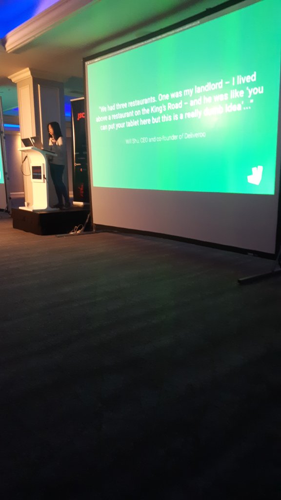 VAMOSGSvlv's tweet photo. @siaw_stephanie about JS at scale๐ @JSConfAM #jsconfam19 https://t.co/3bu3ZLiaNj