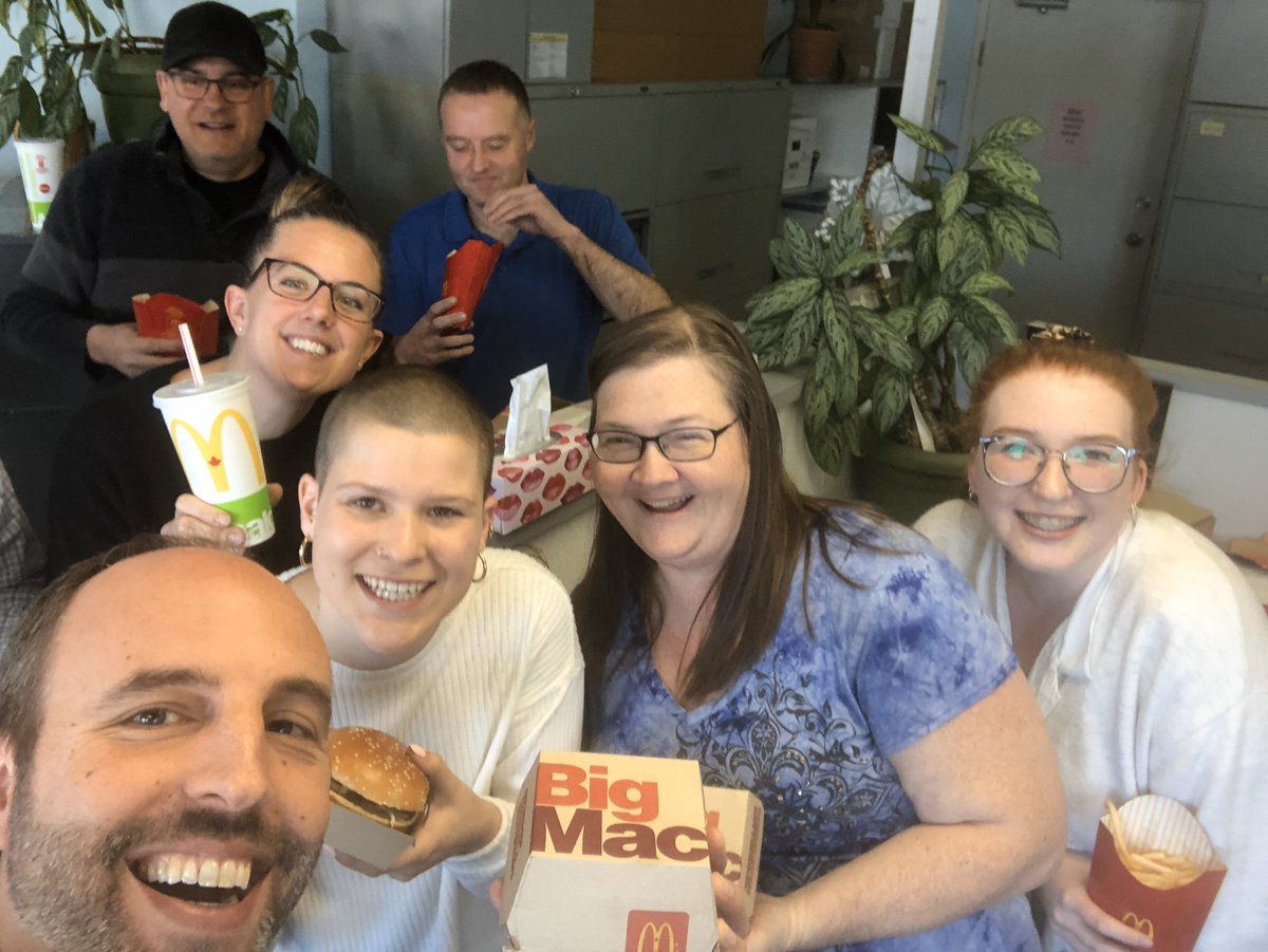 Each year on his birthday, <a href="/OBMG/">Oak Bay Marine Group</a> ‘s Founder, Bob Wright would have a Big Mac! In honour of this special day, we ordered one for the whole Crew! #ripbob @Oak_Bay_Marina