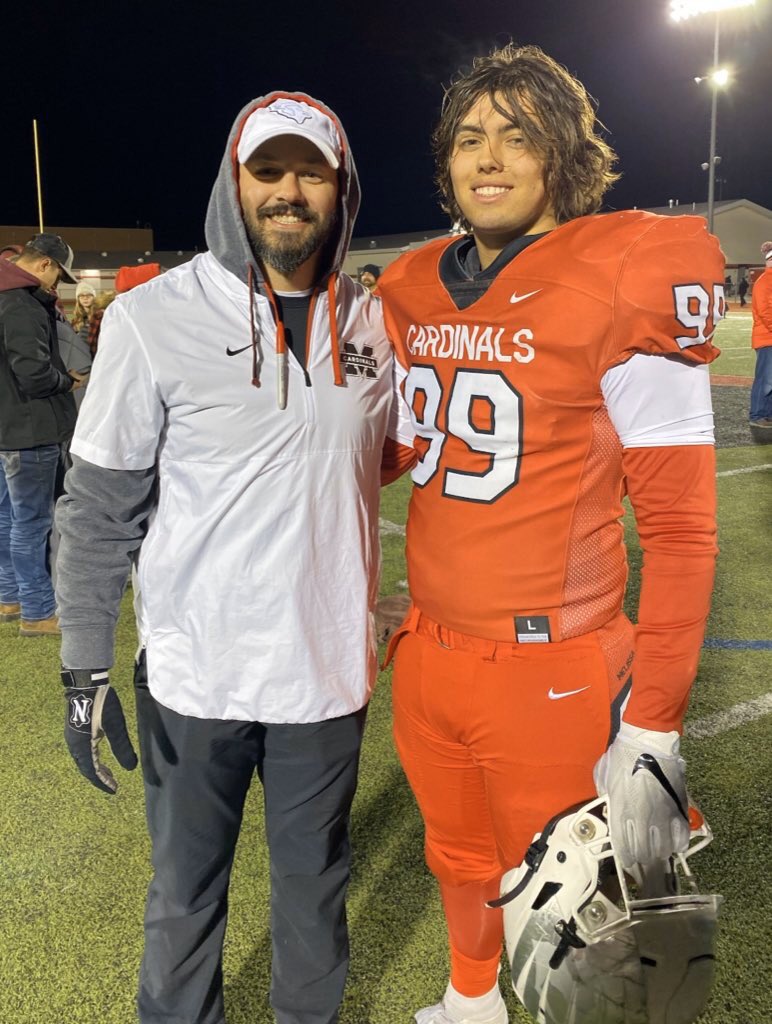 KroeseCaleb's tweet photo. Gonna miss being a Melissa Cardinal and couldn’t ask for a better group of men to play with. Love my family. #BAWA https://t.co/0hEw89MuzI