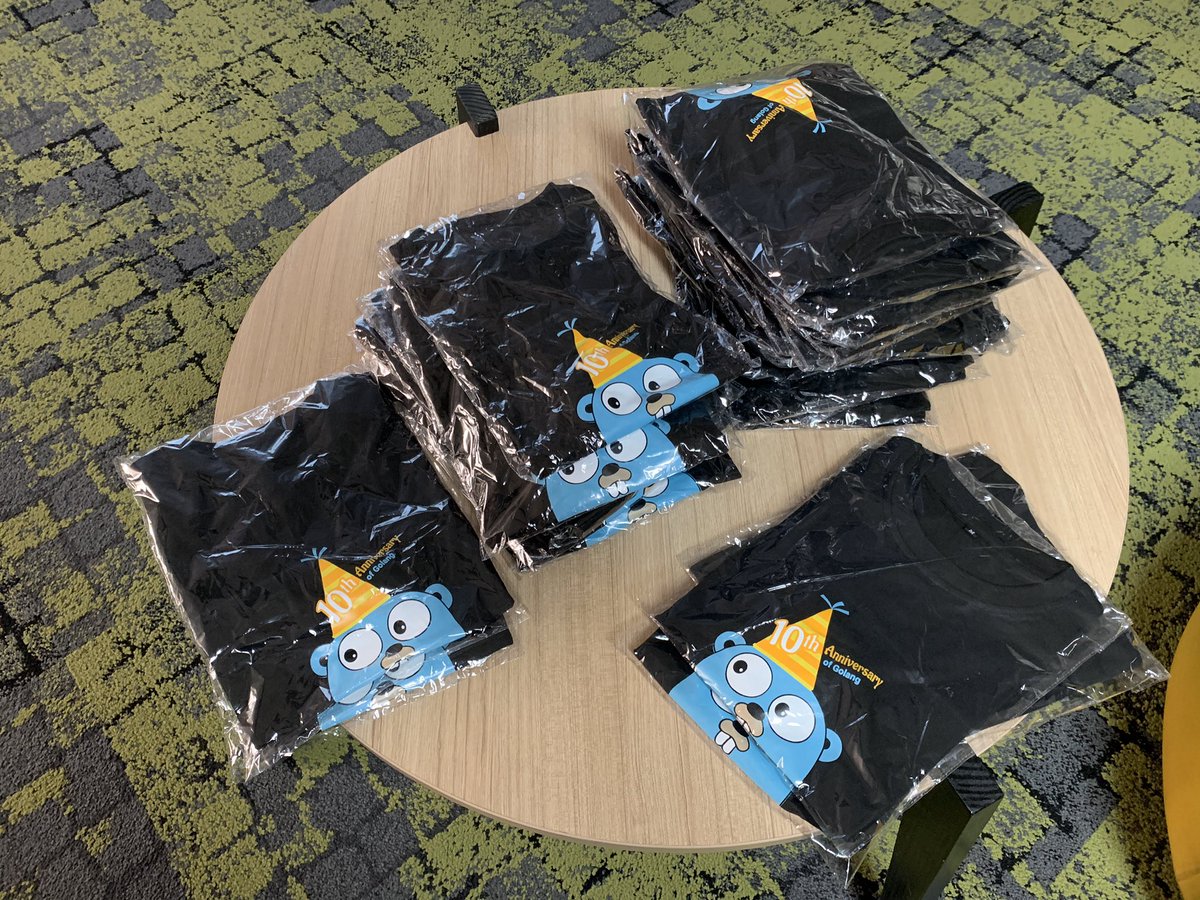 punegophers's tweet image. Wow @GirlsGolang has sent few T-shirts! Grab them till stock lasts #golang #gopher #goturns10 #gopherpune #go
Thank you @GirlsGolang