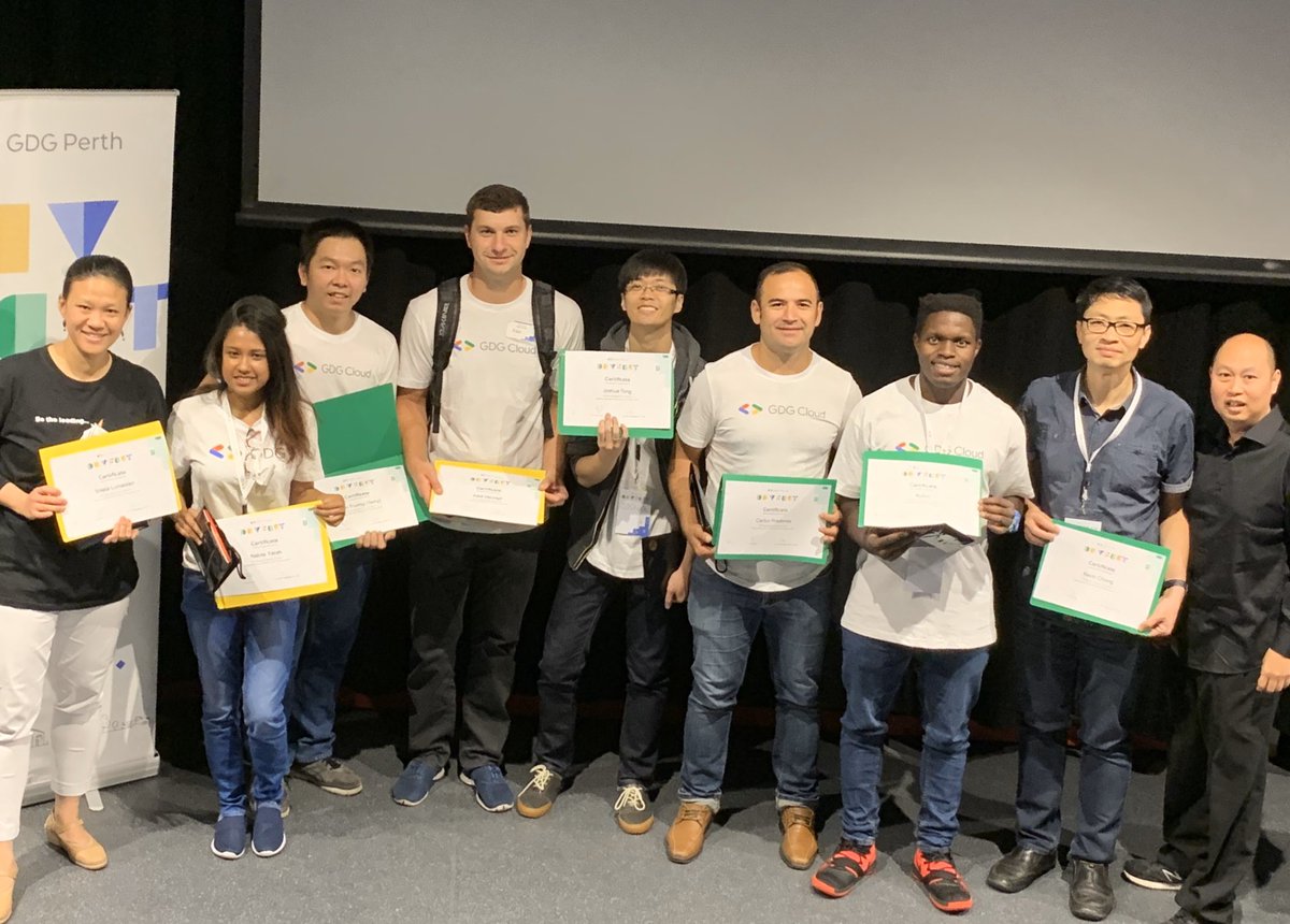 PerthGdg's tweet photo. Thank you @PerthGdg #devfest #devfest2019 Volunteers for making it happened. https://t.co/0kny4iWPqb